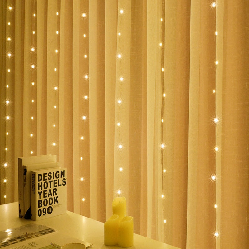 Christmas LED Curtain Lights