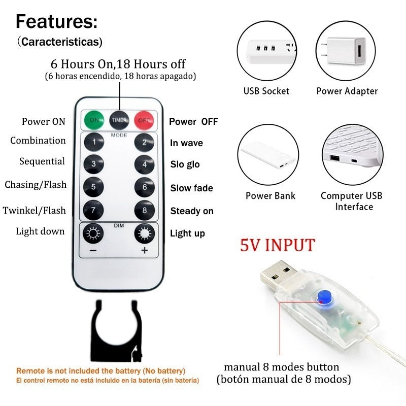 Christmas LED Curtain Lights